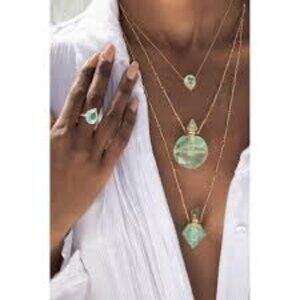 Danielle Gerber Potion in a Bottle Necklace - Green Fluorite